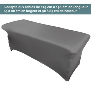 Housse intégrale pour table de massage