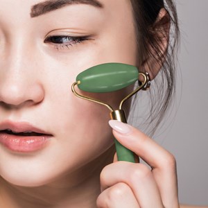 Rouleau de jade et pierre gua sha