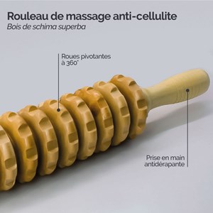 Rouleau de massage - bois