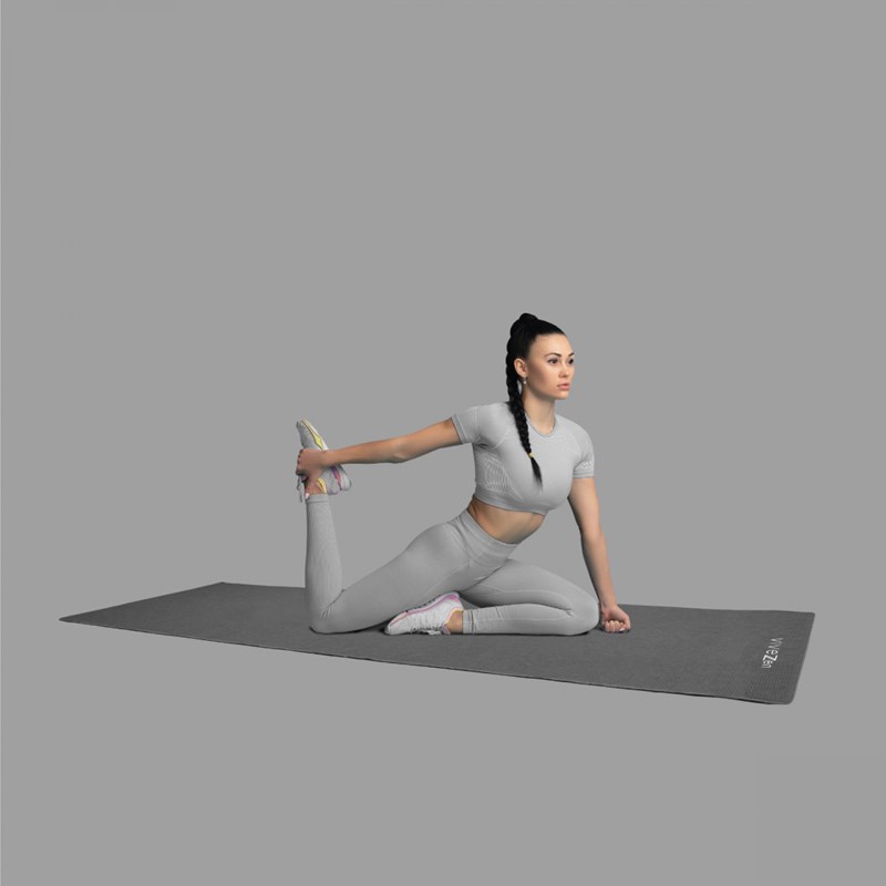Serviette de yoga avec picots antidérapants