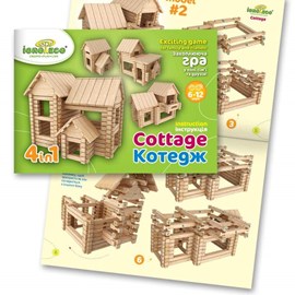 Construction en bois cottage 206 pcs