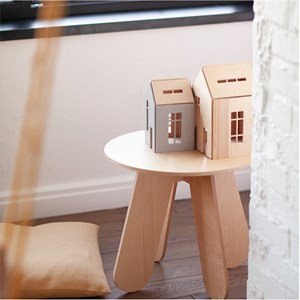 Maison de poupée aimantée grise m