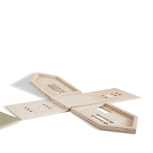 Maison de poupées aimantée kaki l