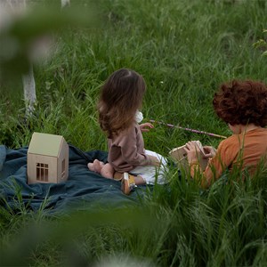 Maison de poupées aimantée kaki l