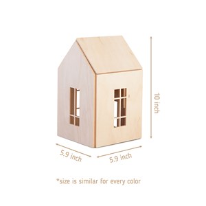 Maison de poupées aimantée rose l