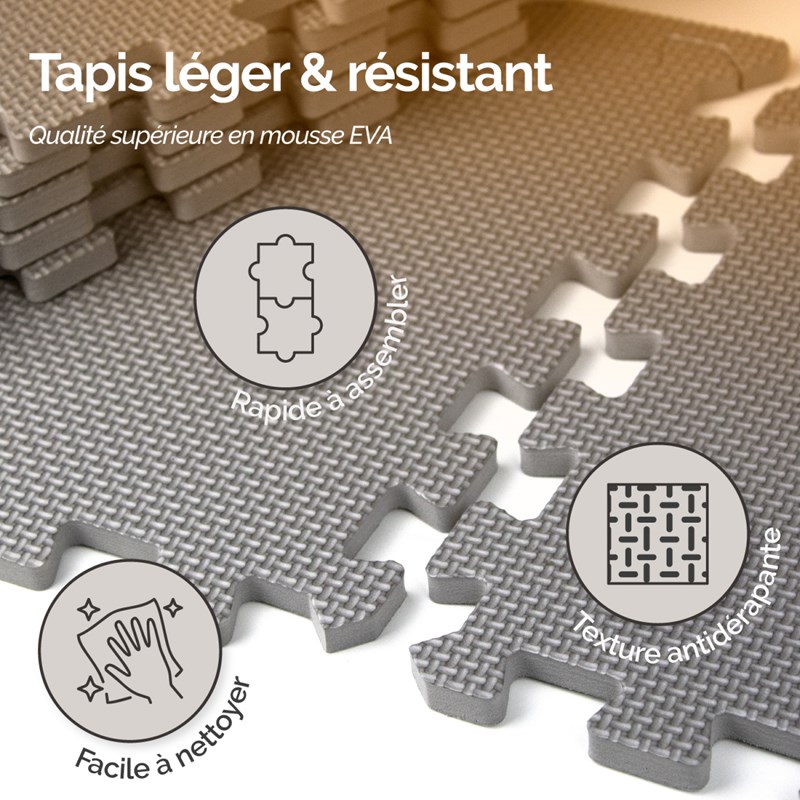 Tapis de sol, puzzle - 18 pièces - (Vivezen) - Image 2