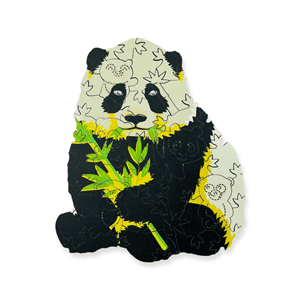 Le petit panda - puzzle en bois