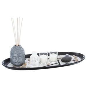 Coffret senteur zen bouddha 6pcs - gris