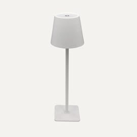 Lampe table rechargeable tactile blanc