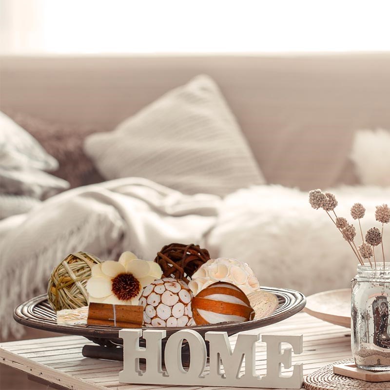 Pot pourri déco naturelle marron lot 12