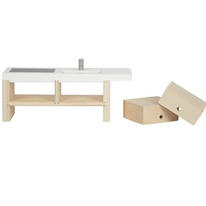 Meubles de cuisine pour maison de poupé