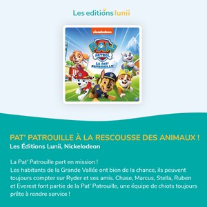 Lunii - coffret pat patrouille - livre