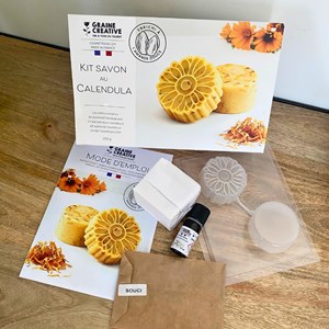 Kit diy : coffret savon au calendula