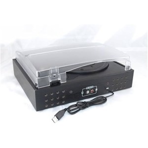 Platine vinyle compacte avec encodage mp