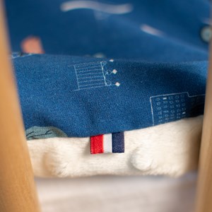 Couverture minky réversible new york