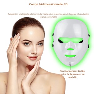 Masque led visage luminotherapie