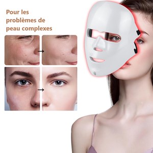 Masque led visage luminotherapie