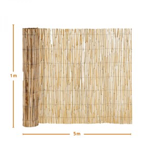 Canisse en roseau fendu - 1 x 5 m