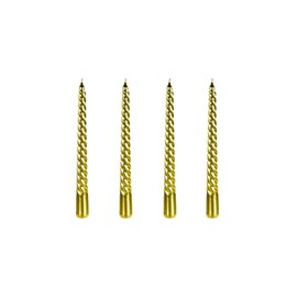 Bougie chandelle métal tressé (lot 4)