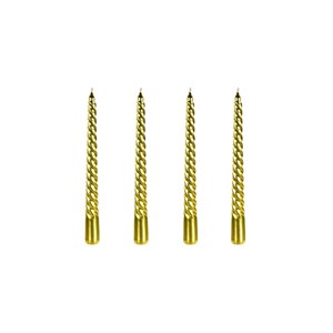 Bougie chandelle métal tressé (lot 4)