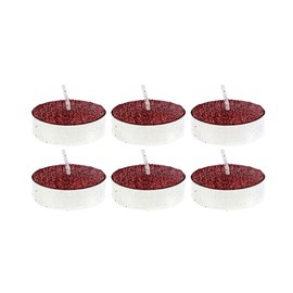 Bougie chauffe-plat argent (lot de 6)