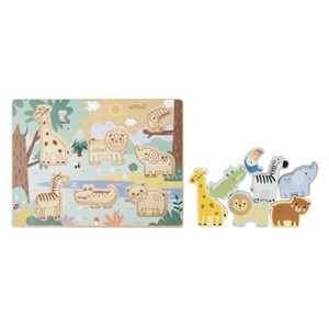 Animaux de puzzle encastrer