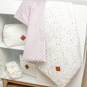 Couverture minky réversible sidonia