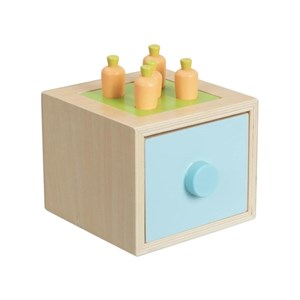 Jouet à encastrer bois carottes