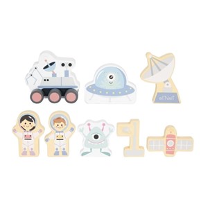 Fusée en bois et accessoires