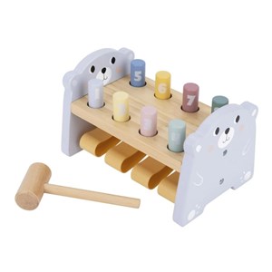 Jeu marteau ours en bois avec chiffres