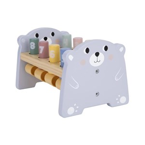 Jeu marteau ours en bois avec chiffres
