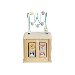 Cube d'activités pastel animaux