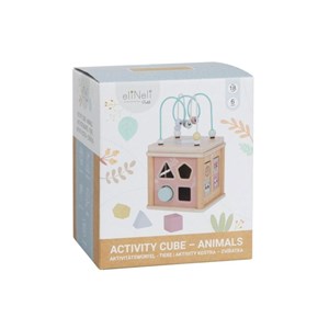 Cube d'activités pastel animaux