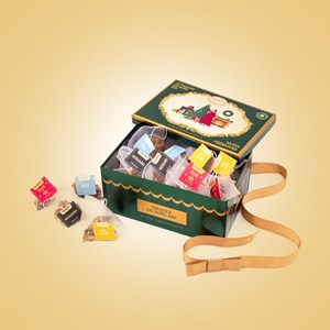 Coffret métal 4 tisanes de noël bio*  nuits féériques