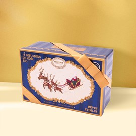 Coffret métal 4 infusions de noël bio* – rêves étoilés