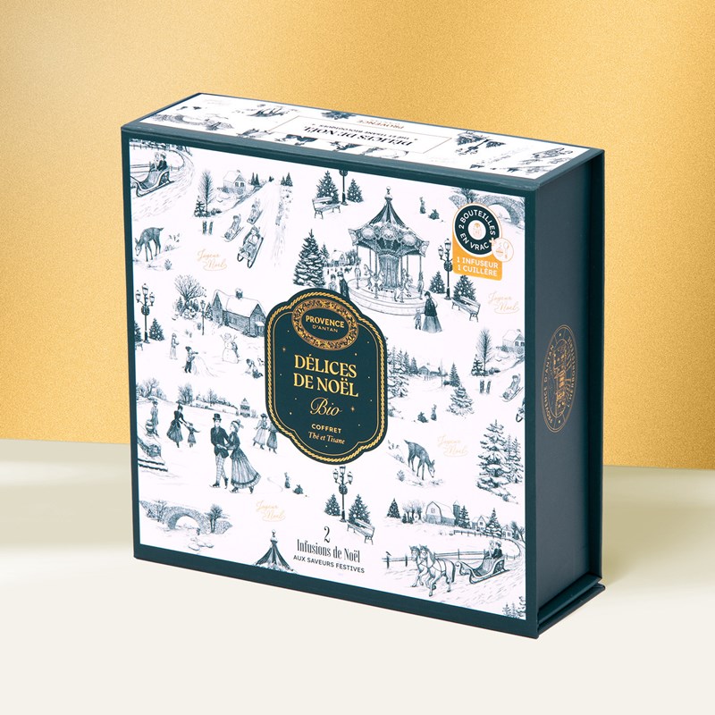 Délices de noël bio* - coffret carton magnétique