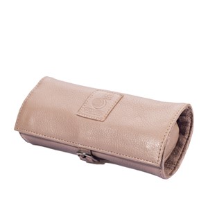 Trousse bijoux cuir emma gris