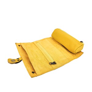 Trousse bijoux cuir emma jaune