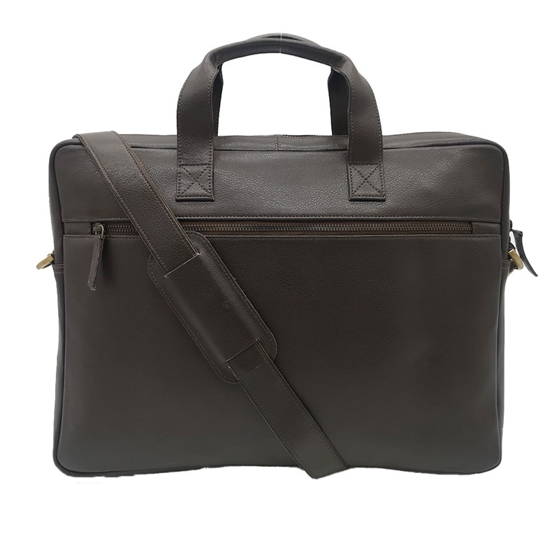 Artisanet - Sacoche ordi cuir graham marron