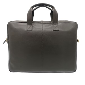 Sacoche ordi cuir graham marron