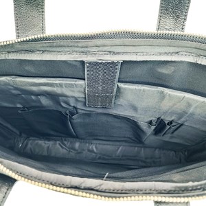 Sacoche ordi cuir graham noir