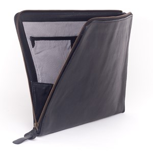 Pochette cuir joséphine marine