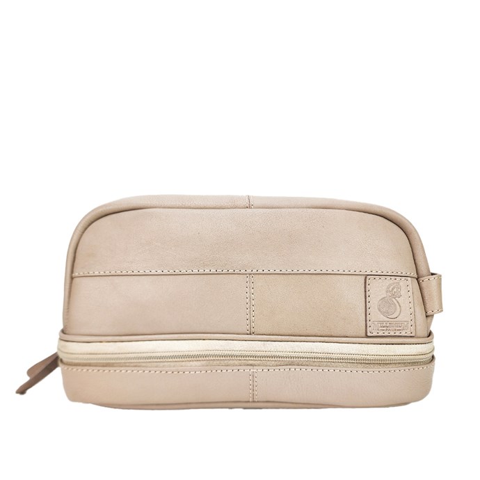 Trousse de toilette cuir léo Nature & Découvertes