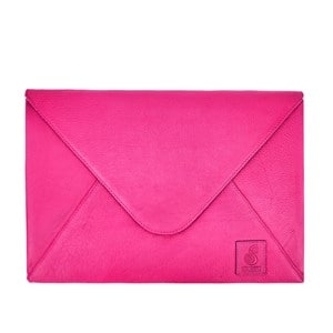 Porte-documents cuir marcel fushia