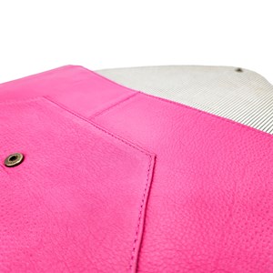 Porte-documents cuir marcel fushia