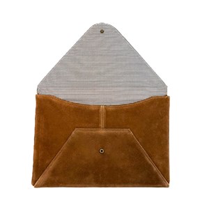 Porte-documents cuir marcel suède