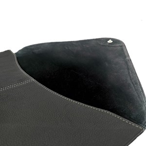 Porte-documents cuir marcel noir