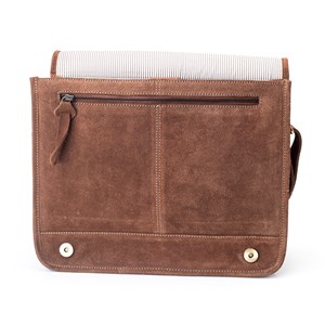 Besace messager cuir maxime suède