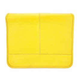 Besace messager cuir maxime jaune