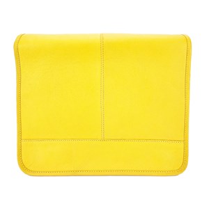 Besace messager cuir maxime jaune